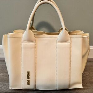 Steve Madden Beige Tote Bag